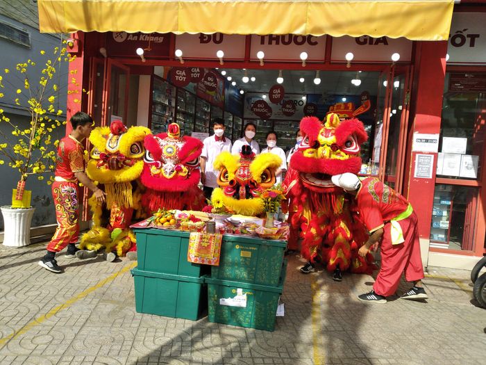 Khoảnh khắc biểu diễn ấn tượng của Đoàn Lân Sư Rồng Dương Anh