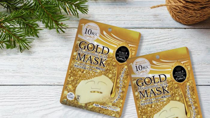 Mặt Nạ Vàng Dưỡng Da Japan Gals Gold Hyaluronic Acid Hình Ảnh 1