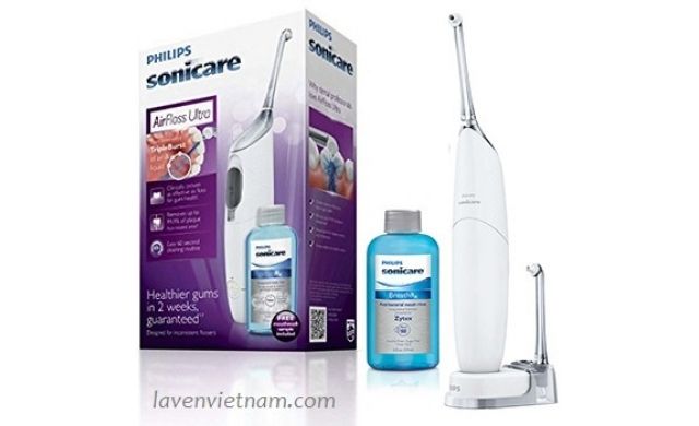 Hình ảnh thực tế máy tăm nước Philips Sonicare Airfloss HX8332/11 Ultra