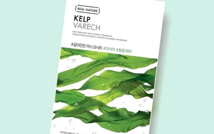 Mặt nạ tảo biển thanh lọc da Real Nature Kelp Face Mask The Face Shop ảnh 2