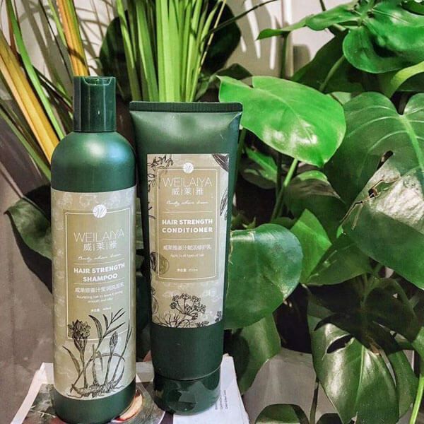 Bộ ảnh minh họa chất lượng Dầu Gội Weilaiya Hair Strength