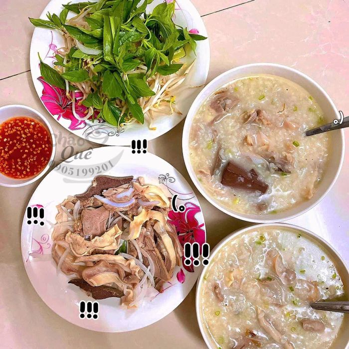 Góc ảnh chân thực về quy trình chế biến tại quán cháo lòng Nguyễn Hân