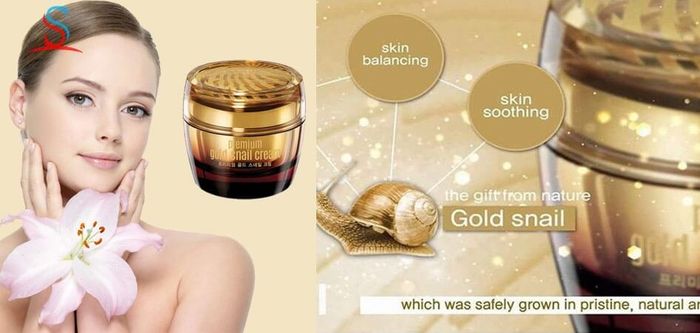 Hình ảnh thực tế kem chống lão hóa Goodal Premium Gold Snail Cream phiên bản cao cấp