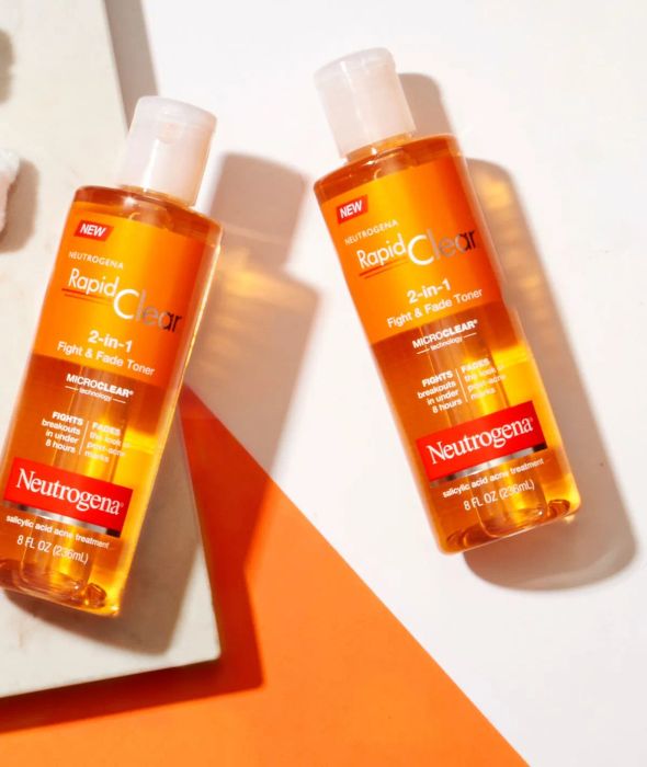Hình ảnh nước hoa hồng Neutrogena Rapid Clear 2-in-1 Fight & Fade Toner