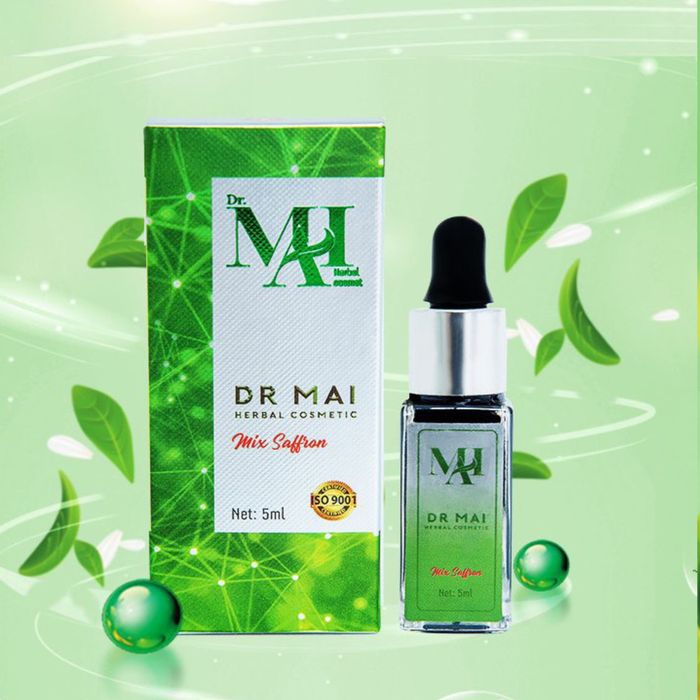 Hình ảnh thực tế Serum Trị Mụn Dr.Mai Mix Saffron