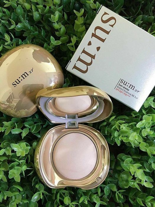 Hình ảnh thực tế phấn chống nắng đa năng Su:m37 Sun Away Baked Essence BB Sun