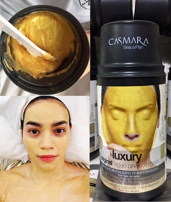Mặt nạ vàng 24K Casmara Luxury Algae Peel-Off Mask Hình Ảnh 1