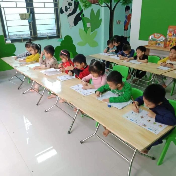 Phòng học được thiết kế chuẩn quốc tế tại Doris Kids