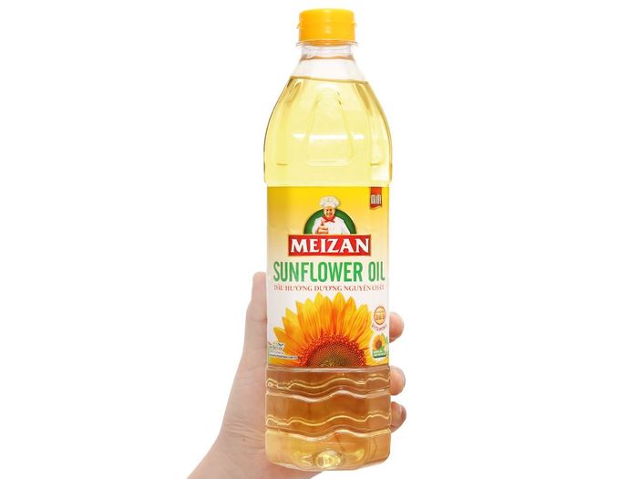 Hình ảnh bao bì dầu hướng dương Meizan cao cấp