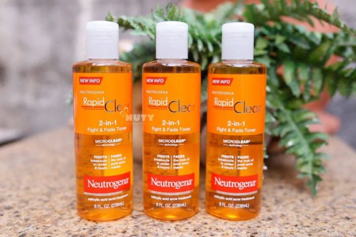 Hình ảnh minh họa nước hoa hồng Neutrogena Rapid Clear 2-in-1 Fight & Fade Toner
