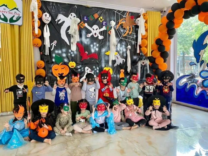 Hình ảnh không gian học tập tại Happy Island