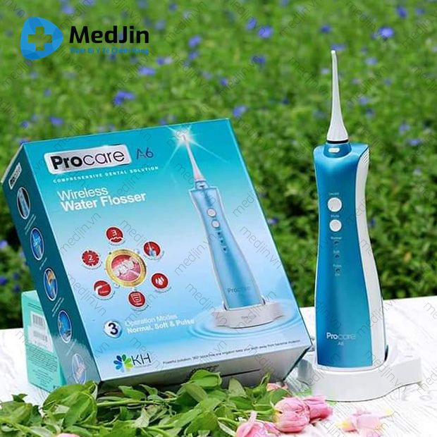 Bộ sưu tập hình ảnh máy tăm nước Procare A6 PLUS - Sản phẩm đạt chuẩn FDA với bình nước 200ml dung tích lớn, phù hợp cho cả gia đình.