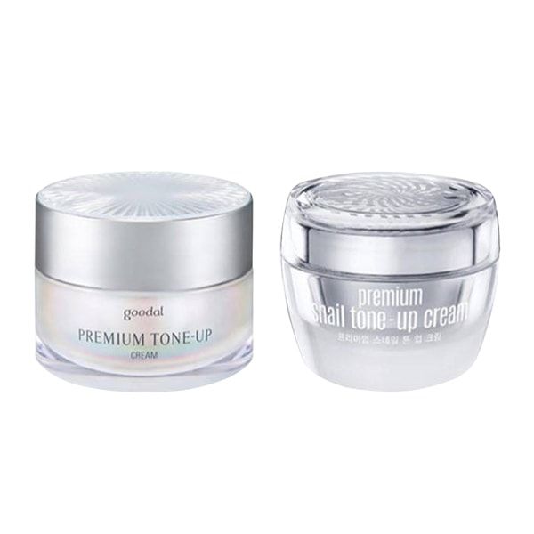 Hình ảnh thực tế kem dưỡng trắng Goodal Premium Snail Tone Up Cream