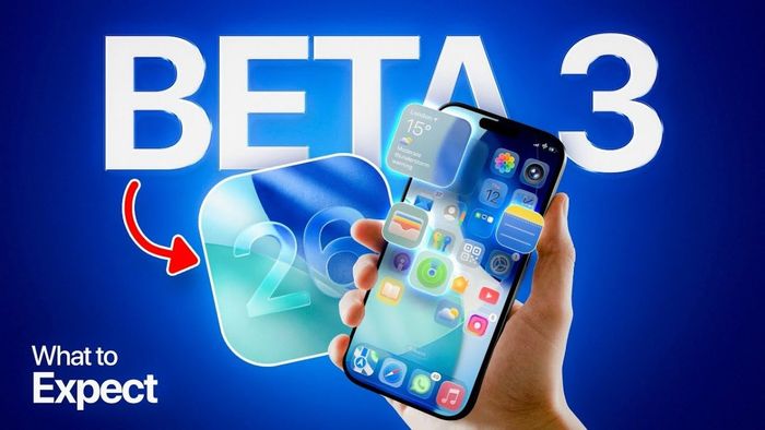 Apple chính thức tung ra bản thử nghiệm iOS 26 beta 3