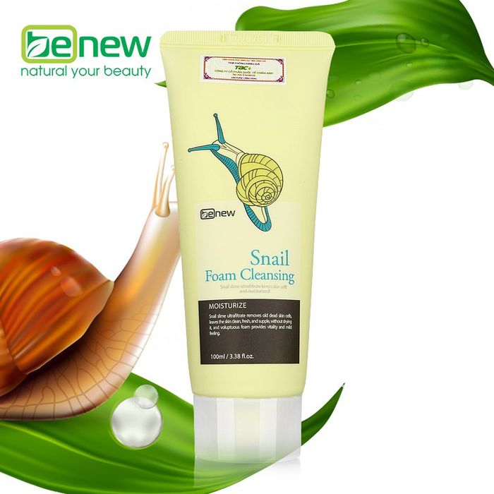Hình ảnh chính hãng Benew Snail Foam Cleansing - thiết kế sang trọng