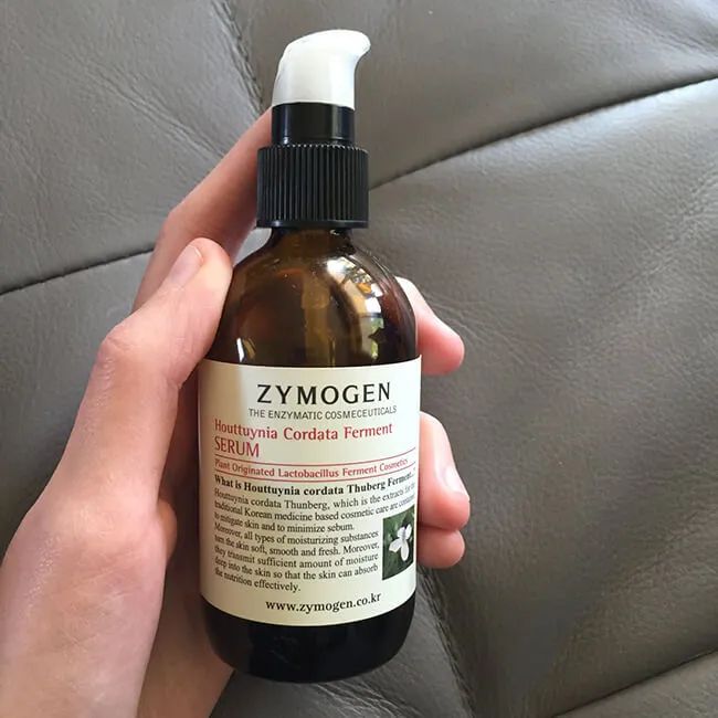 Hình ảnh thực tế Serum trị mụn Zymogen chính hãng