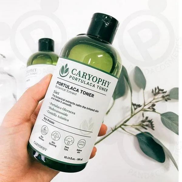 Hình ảnh chân thực nước hoa hồng trị mụn Caryophy Portulaca