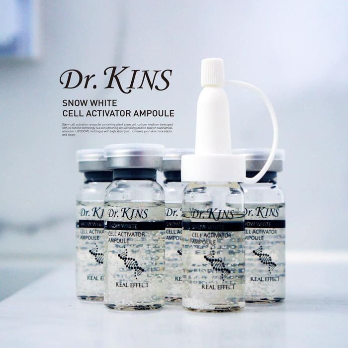 Dr Kins Snow White Cell Activator Ampoule - Minh chứng hiệu quả qua hình ảnh trước/sau sử dụng (Ảnh 2)