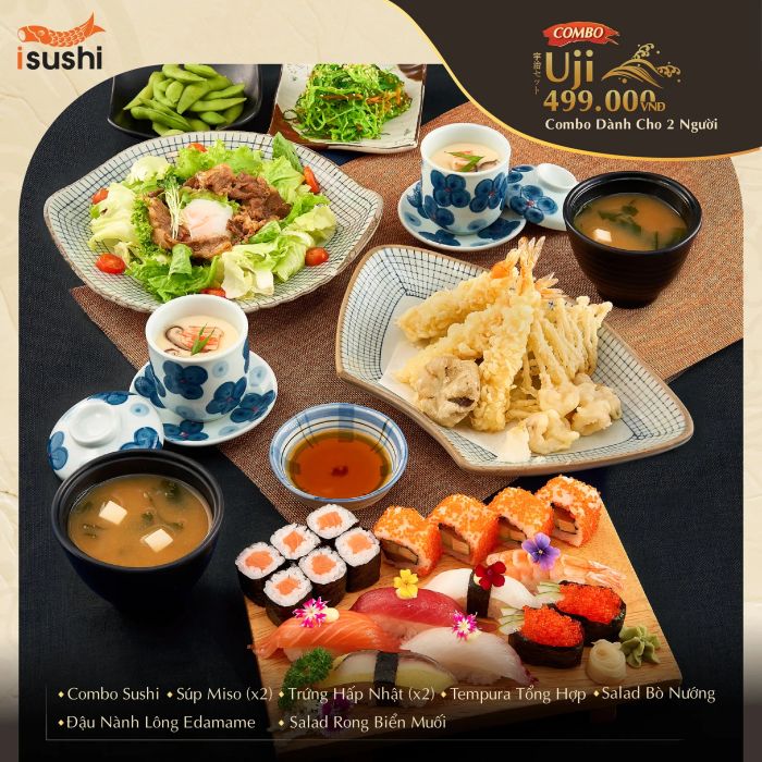 Không gian sang trọng tại iSushi