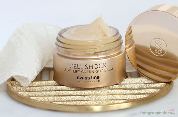Swissline Cell Shock Luxe-Lift Overnight Balm - Kem dưỡng vàng phục hồi da (Ảnh 2)