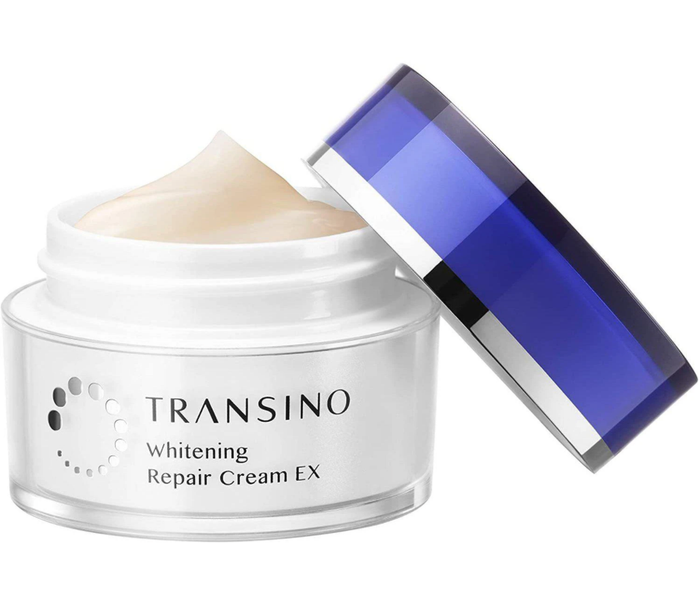 Transino Whitening Repair Cream EX - Kết cấu và bao bì sản phẩm
