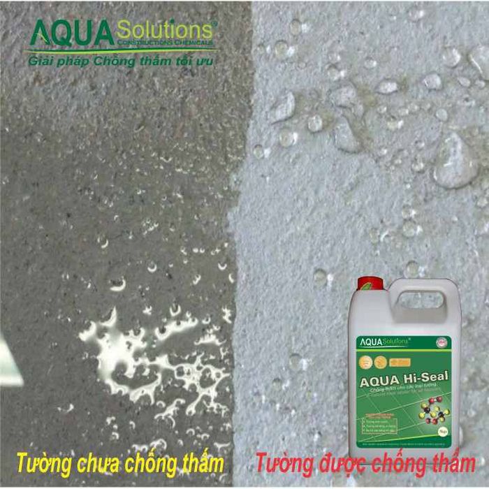 <i>Hình ảnh thực tế Sơn chống thấm Aqua Hi-Seal - Minh chứng cho hiệu quả bảo vệ vượt trội</i>