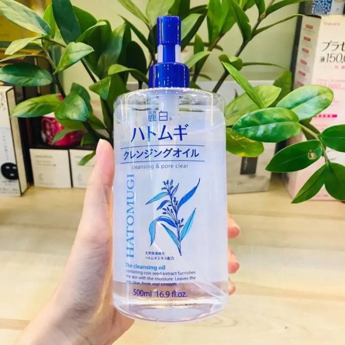 Bộ sưu tập hình ảnh dầu tẩy trang Hatomugi - Sự kết hợp hoàn hảo giữa thiên nhiên và công nghệ