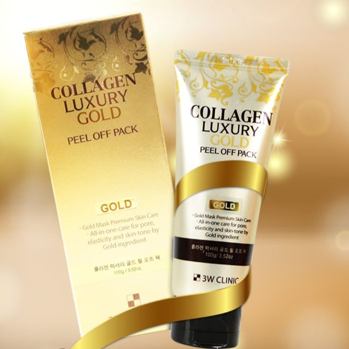 Mặt Nạ Vàng 3W Clinic Collagen Luxury Gold Peel Off Pack – Hình ảnh sản phẩm chính hãng