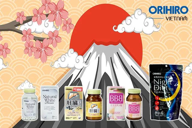 Hình ảnh sản phẩm thực phẩm chức năng Orihiro cao cấp