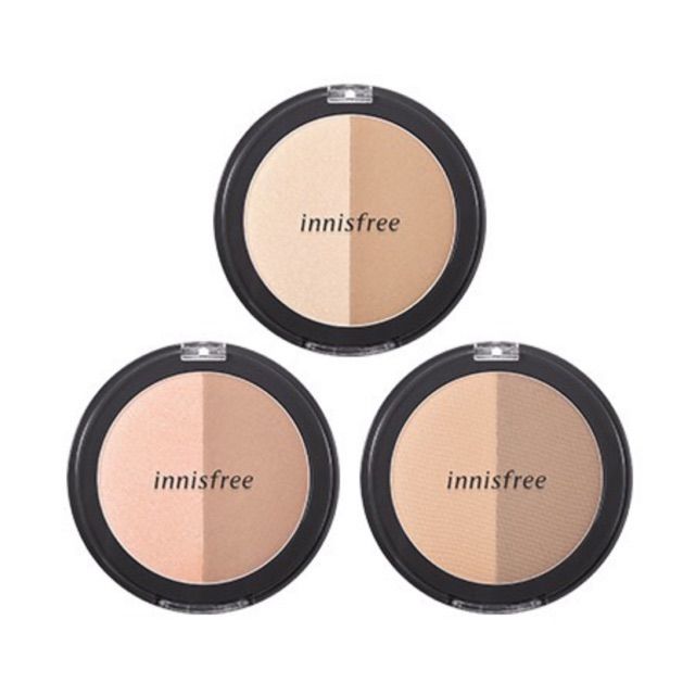 Hình ảnh thực tế Phấn Tạo Khối Innisfree Face Designing Duo