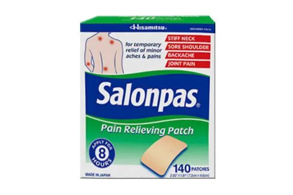 Hình ảnh thực tế miếng dán Salonpas