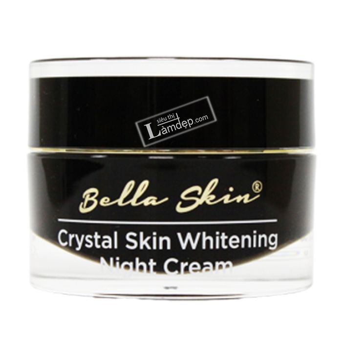 Crystal Skin Whitening Night Cream - Kết cấu kem mịn nhẹ