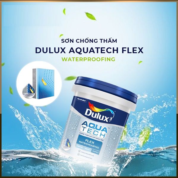 <i>Hình ảnh minh họa Sơn chống thấm Dulux Aquatech Flex - Lớp bảo vệ hoàn hảo cho mọi công trình</i>