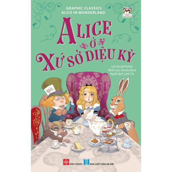 Hình ảnh sống động từ 'Alice ở Xứ Sở Diệu Kỳ' - Cánh cổng mở vào thế giới phép màu nơi logic bị đảo lộn và trí tưởng tượng bay xa.