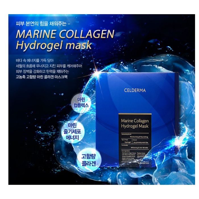 Mặt Nạ Celderma Marine Collagen - Trải nghiệm spa cao cấp ngay tại nhà