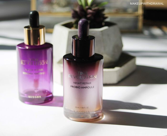 Hình ảnh cận cảnh Missha Time Revolution - Tinh chất vàng cho làn da đêm