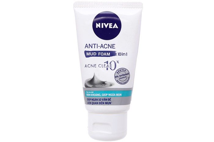 Bộ ảnh minh họa sản phẩm Nivea Anti Bubbles Mud Foam 5in1 chính hãng
