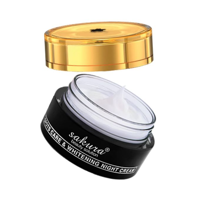 Sakura Spot Care & Whitening Night Cream - Hình ảnh thực tế sản phẩm