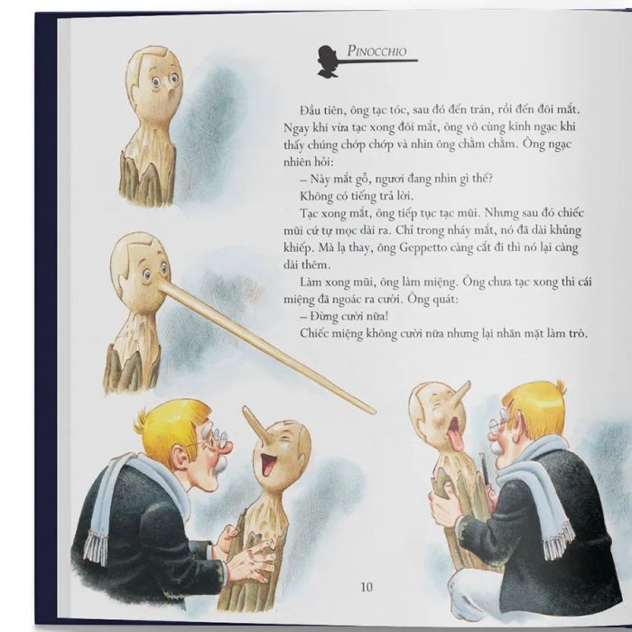 Bộ sưu tập hình ảnh minh họa tuyệt đẹp từ kiệt tác Pinocchio - Sống lại hành trình ly kỳ từ rối gỗ thành người thật qua nghệ thuật hội họa.