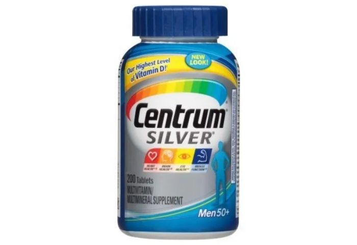 Centrum Silver Men 50+ - Bộ ảnh chi tiết sản phẩm vitamin cao cấp