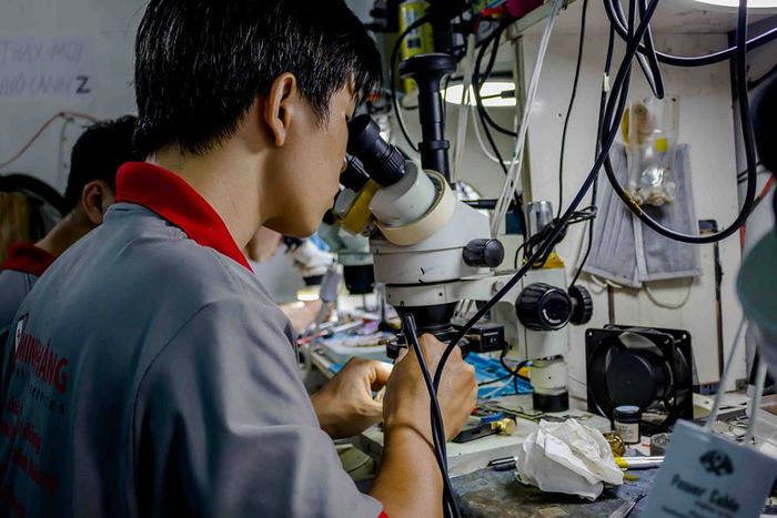 Bộ sưu tập hình ảnh đặc sắc về không gian làm việc hiện đại tại Minh Thắng Mobile.