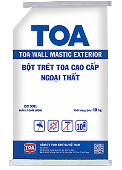 Hình ảnh minh họa: Bột trét TOA Wall Mastic Exterior - vẻ đẹp của sự hoàn thiện