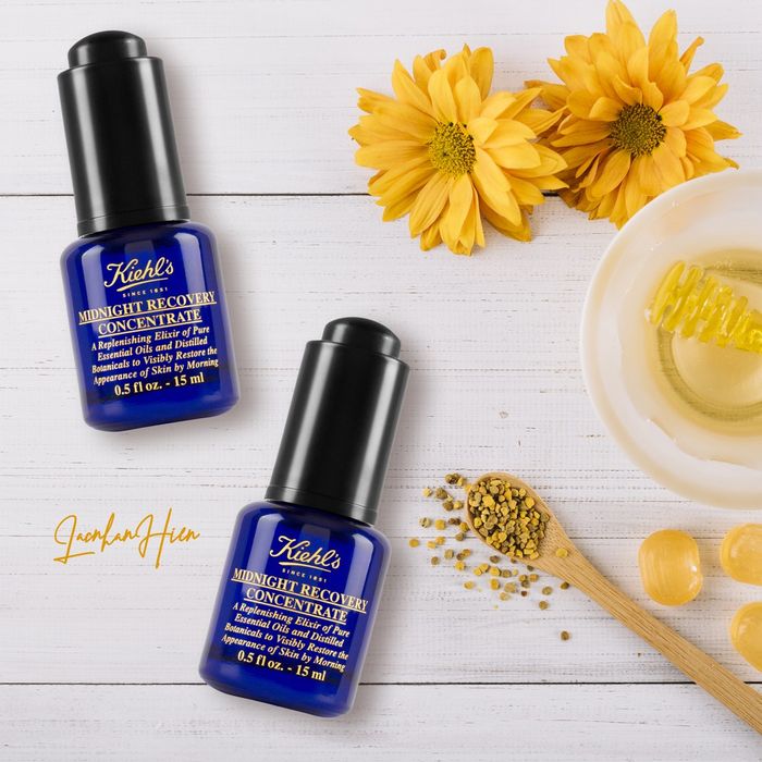 Hình ảnh thực tế Kiehl's Midnight Recovery - Tinh chất phục hồi da huyền thoại