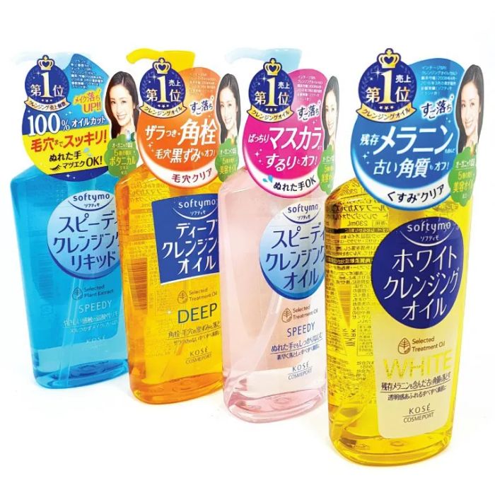 Dầu tẩy trang Kose Softymo Deep Cleansing Oil - Khoảnh khắc vàng trong bộ sưu tập sản phẩm làm đẹp, nơi công nghệ Nhật Bản hòa quyện cùng tinh túy thiên nhiên.