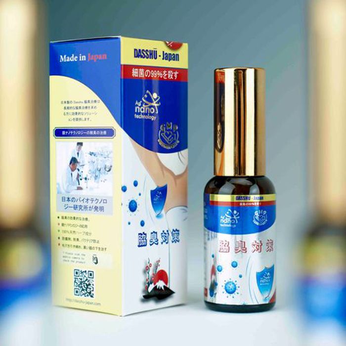 Hình ảnh thực tế xịt đặc trị DASSHU Nhật Bản