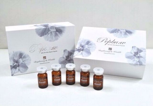 Bộ ảnh minh họa hiệu quả trước/sau khi sử dụng Pepbu:w trị sẹo rỗ