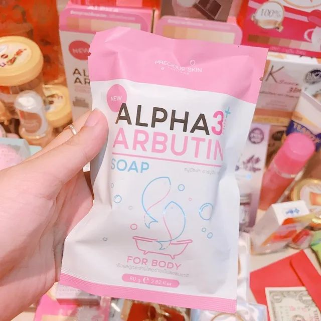 Hình ảnh sản phẩm xà phòng trắng da Alpha Arbutin 3+ Plus chính hãng