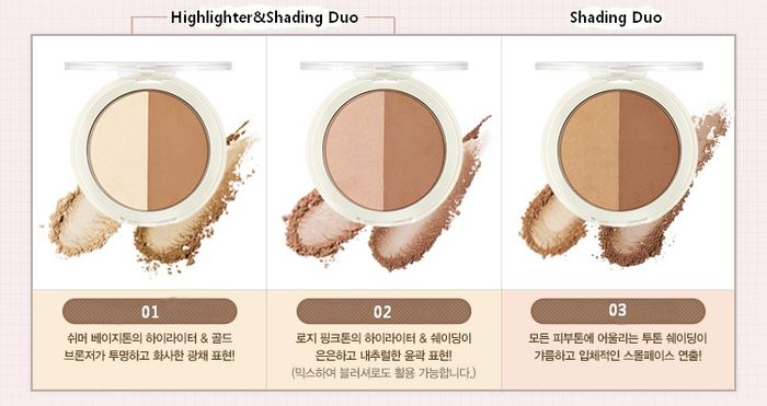 Bộ ảnh minh họa hiệu ứng Phấn Tạo Khối Innisfree