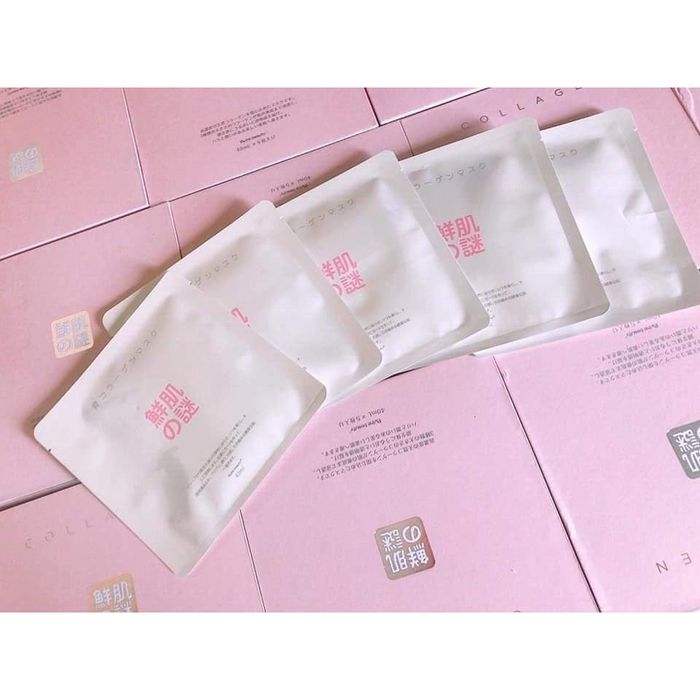 Mặt Nạ Rwine Beauty Collagen - Hình ảnh chân thực sản phẩm chính hãng Nhật Bản