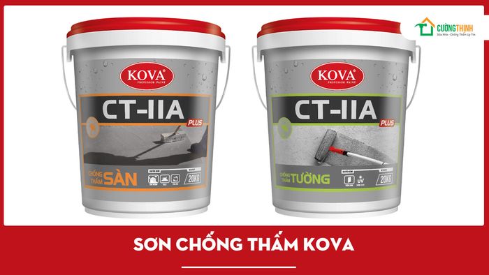 <i>Hình ảnh minh họa Sơn chống thấm KOVA CT-11A PLUS - Chất lượng được kiểm nghiệm thực tế</i>